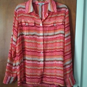 Bellefleur Striped Shirt size m